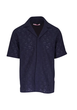 Orlebar Brown Maitan Broderie shirt - Blue