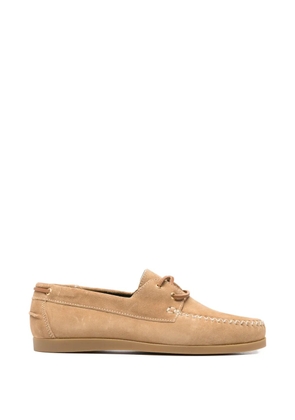 VINNY'S almond-toe boat shoes - Neutrals
