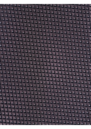 Zegna patterned tie - Brown