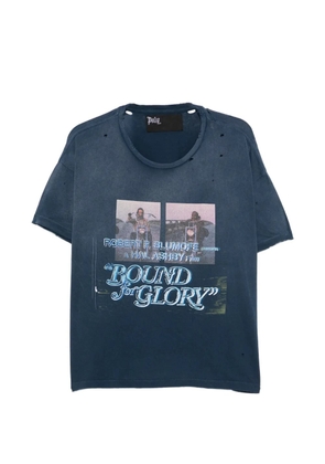 PALY HOLLYWOOD distressed T-shirt - Blue