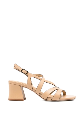 Bruno Premi criss-cross strap sandals - Neutrals