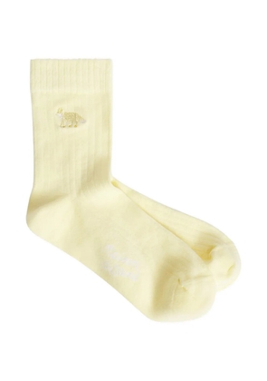 Maison Kitsuné Baby Fox socks - Yellow