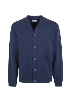 WOC patch-pocket cardigan - Blue