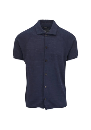 Kiton short-sleeve shirt - Blue