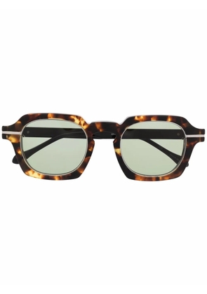 Matsuda tortoiseshell-frame sunglasses - Brown