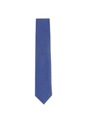 TOM FORD patterned silk tie - Blue