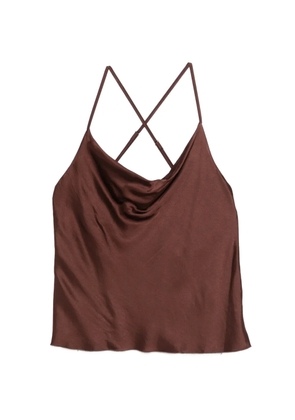 DIXIE cross-back top - Brown