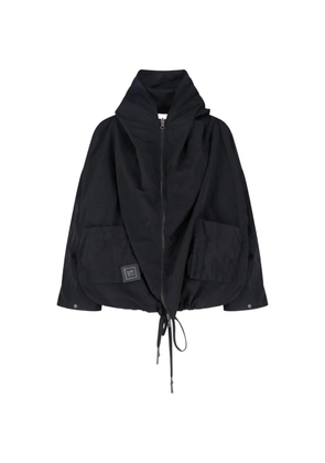 KIMO NO-RAIN hooded zip-fastening jacket - Black