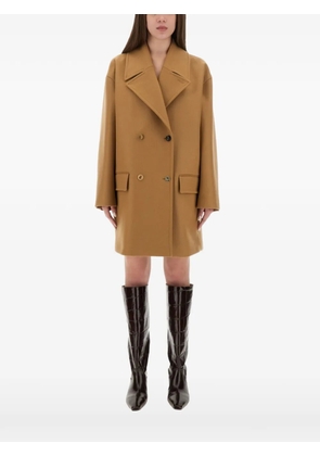 Moschino double-breasted pocket coat - Neutrals