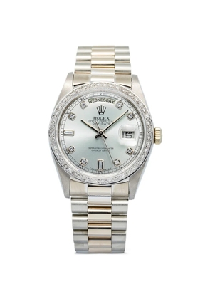Rolex Day-Date diamond 36mm watch - Silver