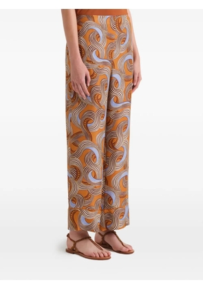 MALIPARMI printed trousers - Orange