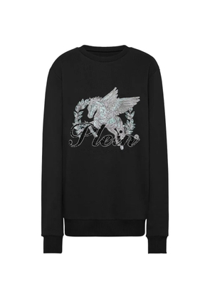 Philipp Plein crystal-embellished sweatshirt - Black