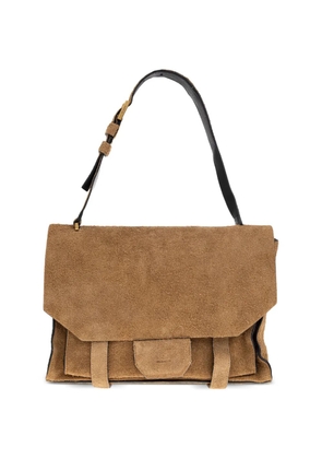 AllSaints Ursa flap-closure shoulder bag - Neutrals