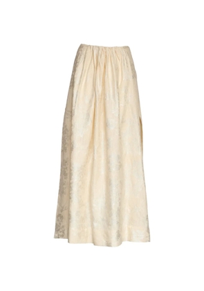Department 5 side-slit long skirt - Neutrals
