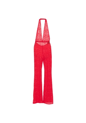 Alchemy lace jumpsuit - Red