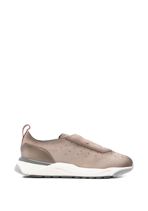 Santoni perforated innova sneakers - Neutrals