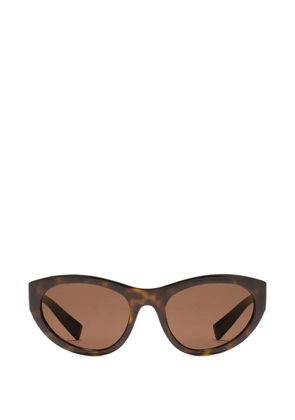 Dolce & Gabbana Eyewear logo detail sunglasses - Brown