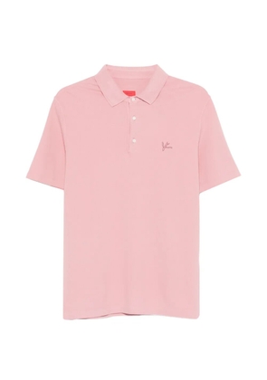 Isaia short-sleeve polo shirt - Pink