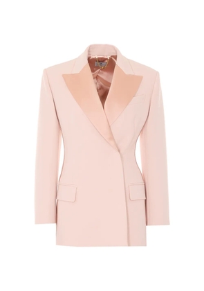 Elisabetta Franchi double-breasted V-neck blazer - Pink