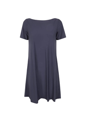 ARCHIVIO 67 boat-neck T-shirt dress - Blue