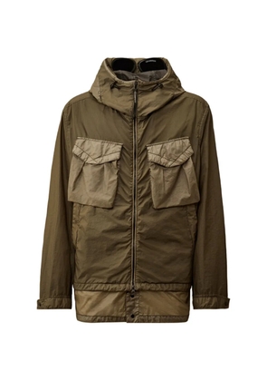 C.P. Company chest-pocket hooded jacket - Green