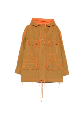 Craig Green embroidered parka - Brown