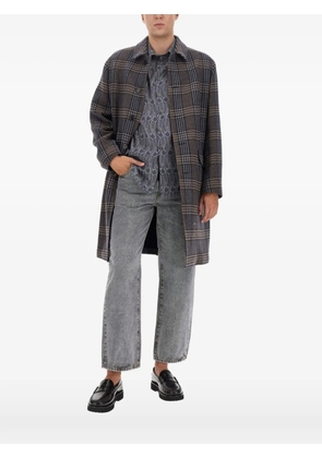 ETRO plaid-pattern coat - Brown