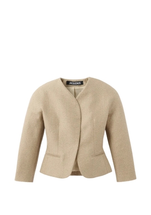 Jacquemus Ovalo jacket - Neutrals