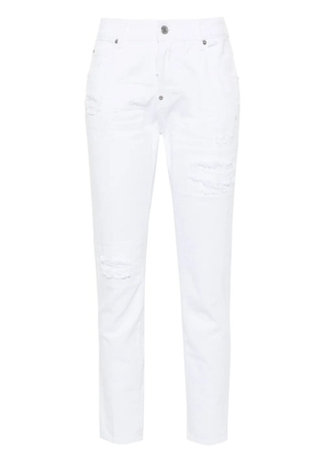 DSQUARED2 Cool Girl low-rise slim-fit jeans - White