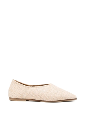 babú Milano pointed-toe ballet flats - Neutrals