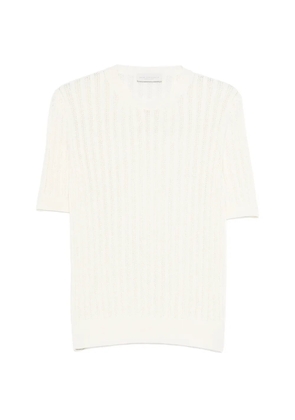 LUIGI GENTILE short-sleeve sweater - Neutrals