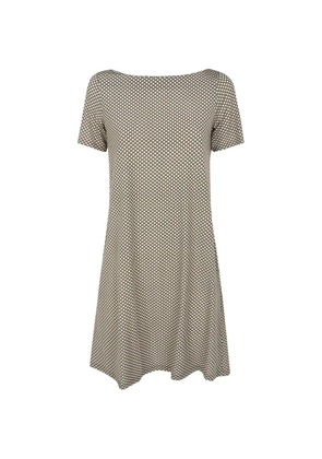 ARCHIVIO 67 patterned T-shirt dress - Neutrals