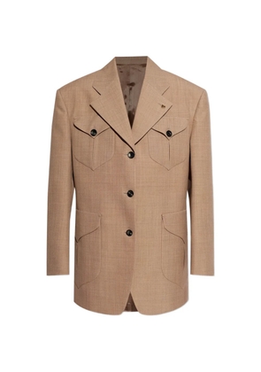 Versace buttoned pocket jacket - Neutrals