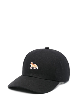 Maison Kitsuné Baby Fox-patch baseball cap - Black