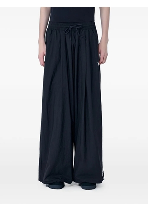 Y-3 Y-3 three-stripe wide-leg trousers - Black