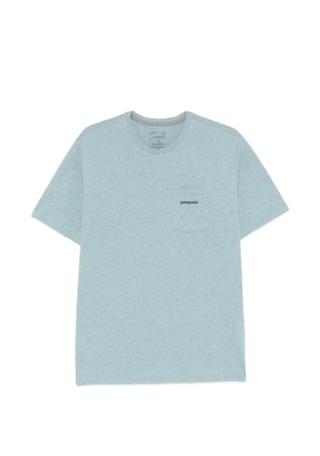 Patagonia front-logo T-shirt - Blue