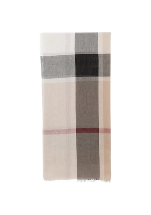 Barbour checked scarf - Neutrals