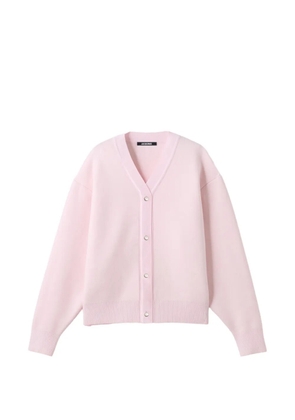 Jacquemus The Dopio V-neck cardigan - Pink