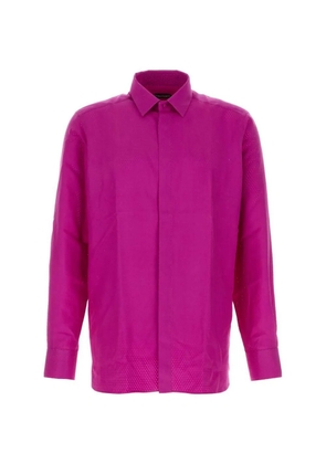 TOM FORD long-sleeves silk shirt - Pink
