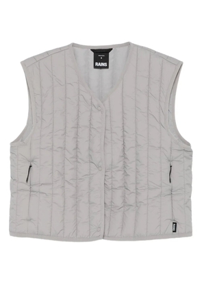 Rains quilted button gilet - Grey