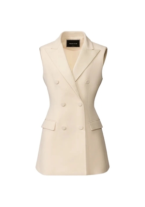 Fabiana Filippi double-breasted sleeveless jacket - Neutrals