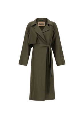 Herno belted trench coat - Green