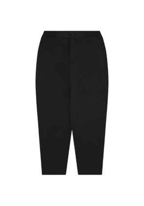 Comme Des Garçons Shirt elasticated-waistband trousers - Black