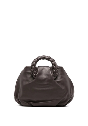 Hereu small Bombon leather tote bag - Brown