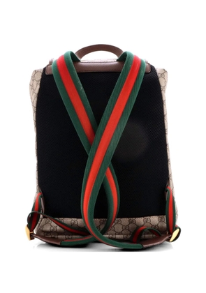 Gucci Pre-Owned Courrier Soft GG Coated Canvas Large backpack - Brown