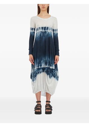 Gilda Midani tie-dye midi dress - Blue