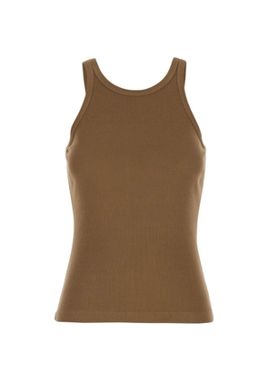 Jucca ribbed top - Brown