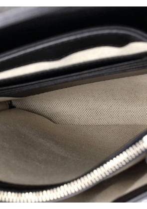 Gucci Pre-Owned Flap GG Embossed Perforated Leather Small crossbody bag - Black