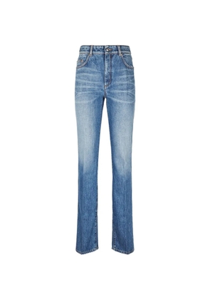 Sportmax split-back denim jeans - Blue