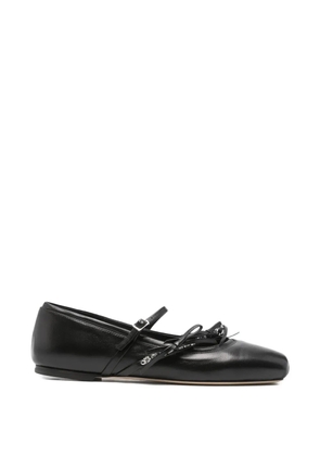 Jimmy Choo Loli embellished ballet flats - Black